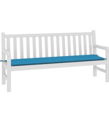VidaXL Tuinbankkussen 180x50x3 cm oxford stof blauw