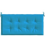VidaXL Tuinbankkussen 120x50x3 cm oxford stof blauw
