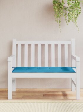 VidaXL Tuinbankkussen 100x50x3 cm oxford stof blauw