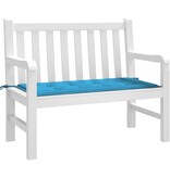 VidaXL Tuinbankkussen 100x50x3 cm oxford stof blauw
