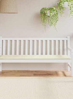 VidaXL Tuinbankkussen 180x50x3 cm oxford stof crèmekleurig