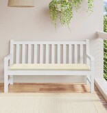 VidaXL Tuinbankkussen 150x50x4 cm oxford stof crèmekleurig