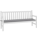 VidaXL Tuinbankkussen 180x50x3 cm oxford stof grijs