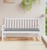 VidaXL Tuinbankkussen 150x50x4 cm oxford stof grijs