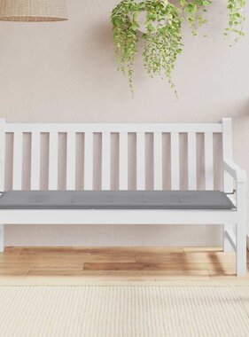 VidaXL Tuinbankkussen 150x50x4 cm oxford stof grijs