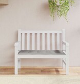 VidaXL Tuinbankkussen 120x50x4 cm oxford stof grijs