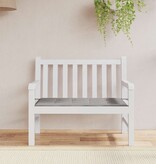 VidaXL Tuinbankkussen 100x50x4 cm oxford stof grijs