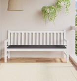 VidaXL Tuinbankkussen 180x50x3 cm oxford stof antracietkleurig