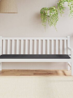 VidaXL Tuinbankkussen 180x50x3 cm oxford stof antracietkleurig