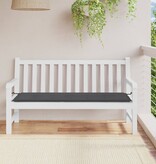 VidaXL Tuinbankkussen 150x50x3 cm oxford stof antracietkleurig