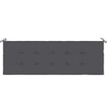 VidaXL Tuinbankkussen 150x50x3 cm oxford stof antracietkleurig