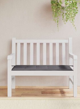 VidaXL Tuinbankkussen 100x50x4 cm oxford stof antracietkleurig