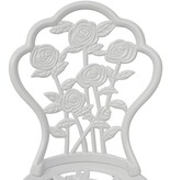 VidaXL Bistrostoelen 2 st gietaluminium wit