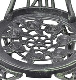 VidaXL Bistrostoelen 2 st gietaluminium groen