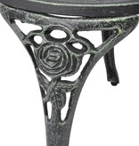 VidaXL Bistrostoelen 2 st gietaluminium groen