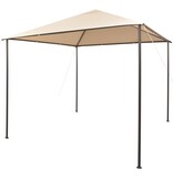 VidaXL Prieel 3x3 m staal beige