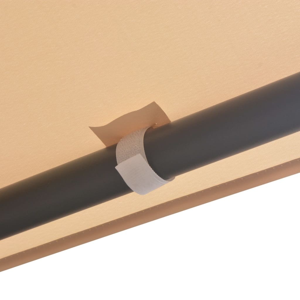 VidaXL Prieel 3x3 m staal beige