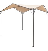 VidaXL Prieel 4x4 m staal beige