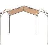 VidaXL Prieel 4x4 m staal beige