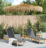 VidaXL Parasol van bamboe met dak van bananenbladeren 210 cm