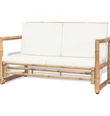VidaXL 4-delige Loungeset met kussens bamboe