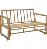 VidaXL Tuinbank 2-zits met kussens bamboe