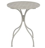 VidaXL 3-delige Bistroset staal grijs