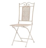 VidaXL 3-delige Bistroset staal wit