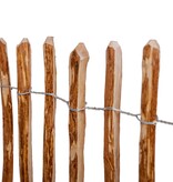 VidaXL Hek 90x500 cm hazelaarhout