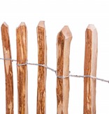 VidaXL Hek 90x500 cm hazelaarhout