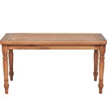 VidaXL Salontafel Batavia 90x50x45 cm teakhout