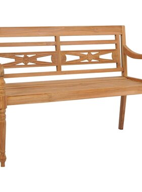 VidaXL Batavia bank 120 cm teakhout