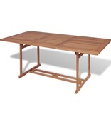 VidaXL Tuintafel 180x90x75 cm massief teakhout