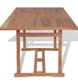 VidaXL Tuintafel 180x90x75 cm massief teakhout