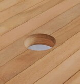VidaXL Tuintafel 180x90x75 cm massief teakhout