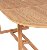 VidaXL Tuintafel 180x90x75 cm massief teakhout