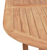VidaXL Tuintafel 180x90x75 cm massief teakhout
