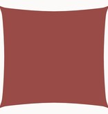 VidaXL Zonnescherm vierkant 2x2 m oxford stof terracottakleurig