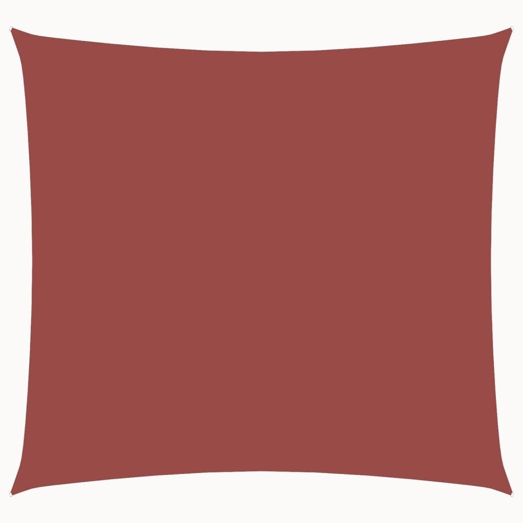 VidaXL Zonnescherm vierkant 2x2 m oxford stof terracottakleurig
