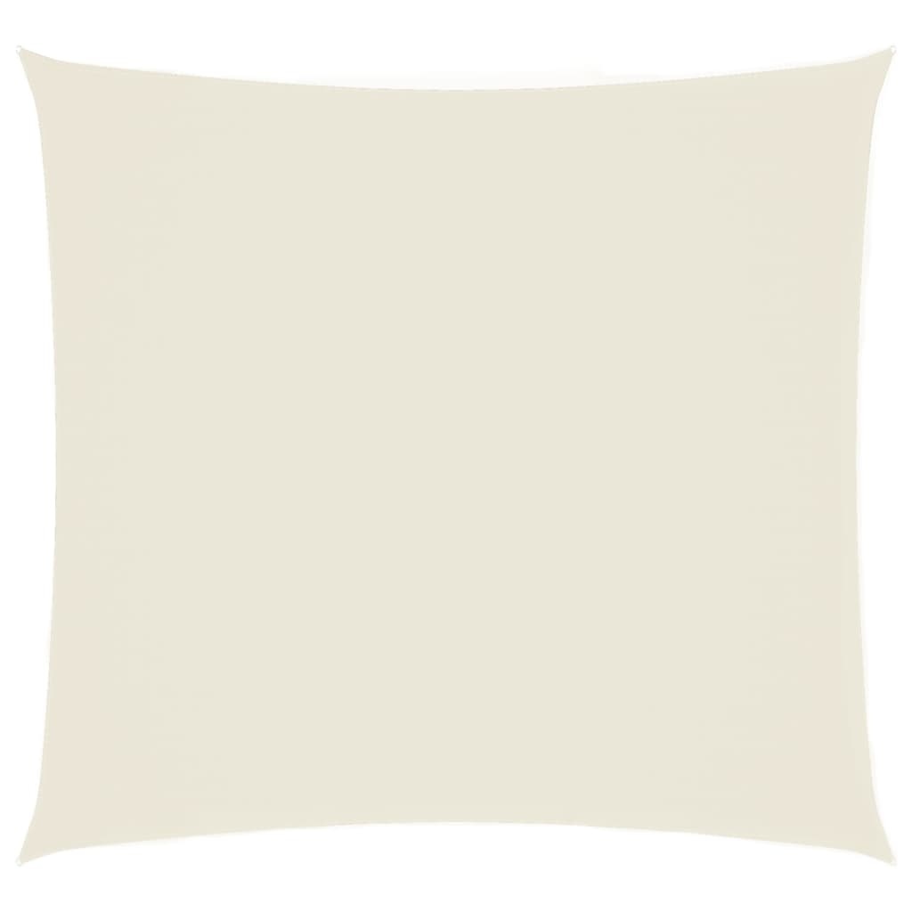 VidaXL Zonnescherm vierkant 2x2 m oxford stof crèmekleurig