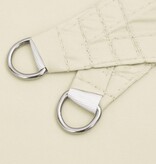 VidaXL Zonnescherm vierkant 2x2 m oxford stof crèmekleurig