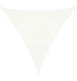 VidaXL Zonnescherm HDPE driehoek 3,6x3,6x3,6 m wit