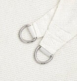 VidaXL Zonnescherm HDPE driehoek 3,6x3,6x3,6 m wit