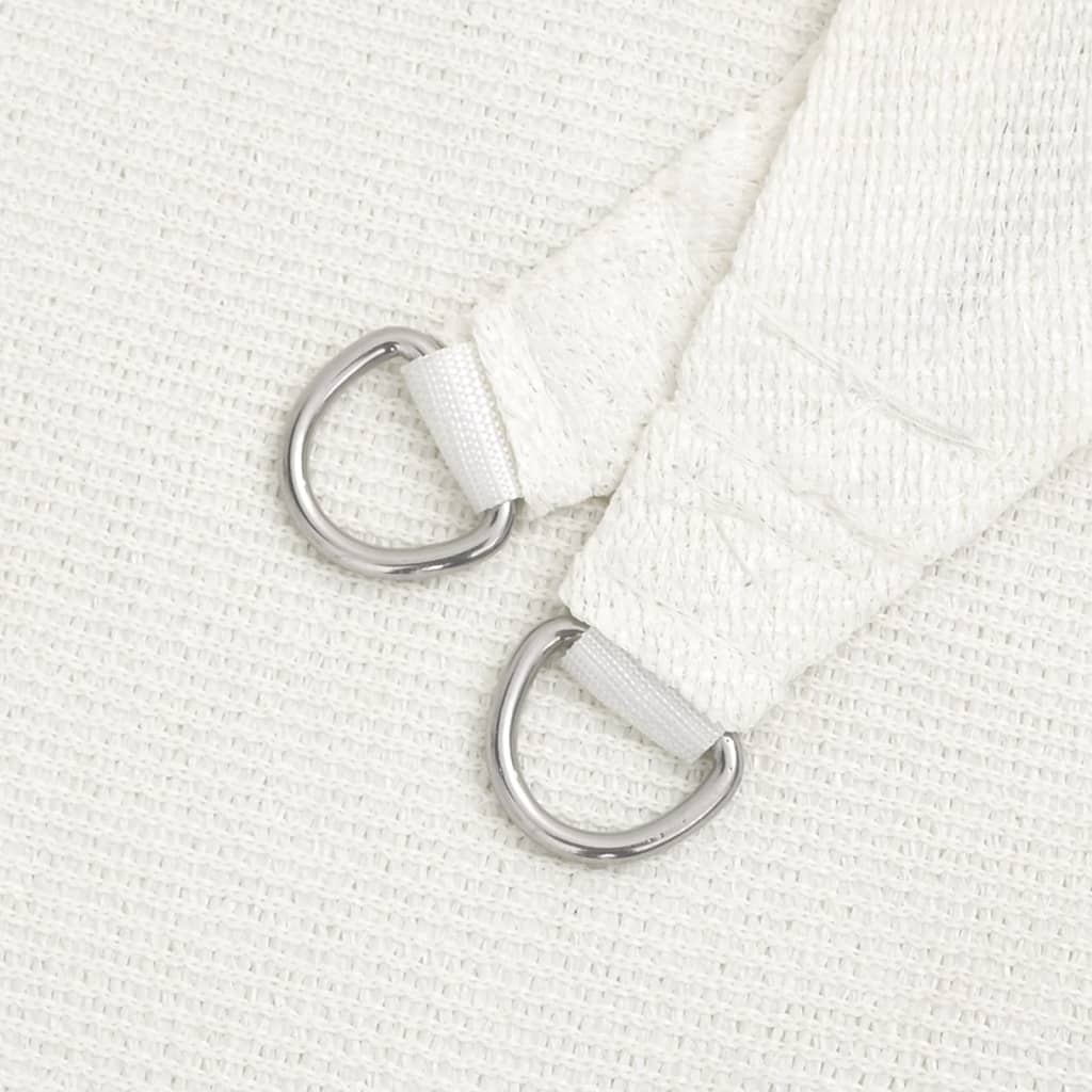 VidaXL Zonnescherm HDPE driehoek 3,6x3,6x3,6 m wit