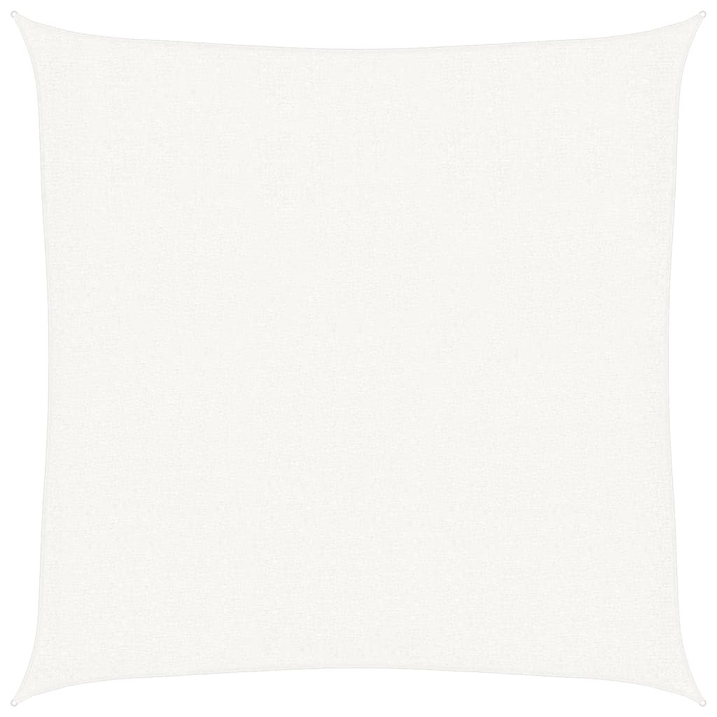 VidaXL Zonnescherm HDPE vierkant 3,6x3,6 m wit