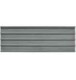 VidaXL 12 st Dakpanelen gegalvaniseerd staal grijs