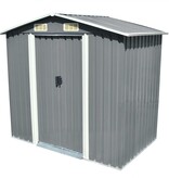 VidaXL Tuinberging 204x132x186 cm metaal grijs