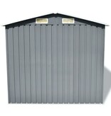 VidaXL Tuinberging 204x132x186 cm metaal grijs