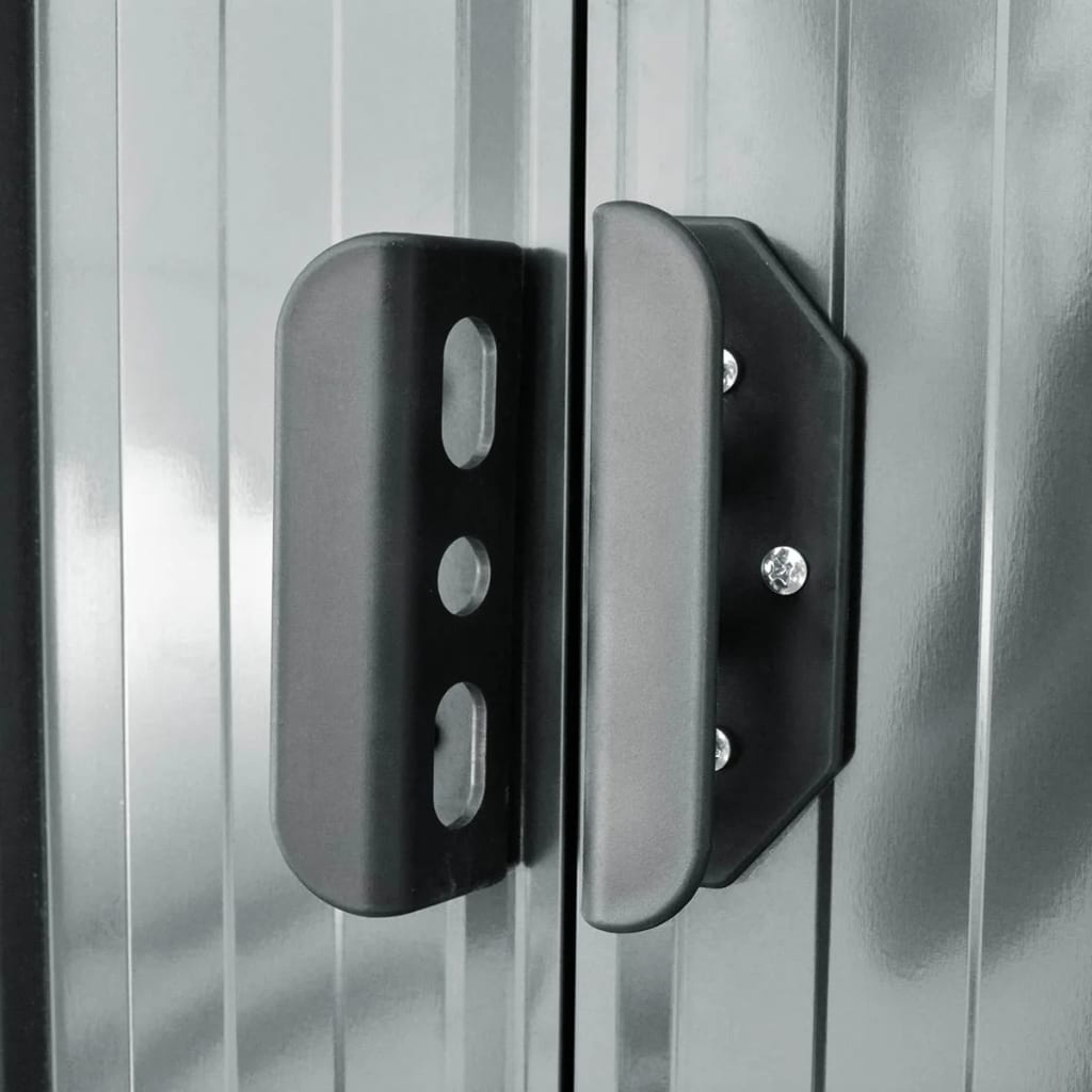 VidaXL Tuinberging 204x132x186 cm metaal grijs