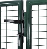 VidaXL Hekpoort staal 306x125 cm groen
